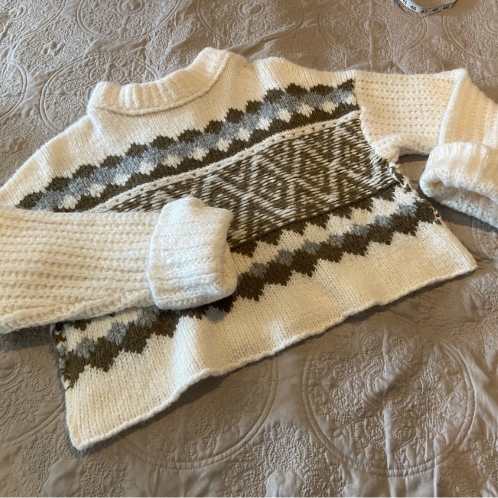 FREE PEOPLE Snowy Forrest pullover soft fuzzy sweater